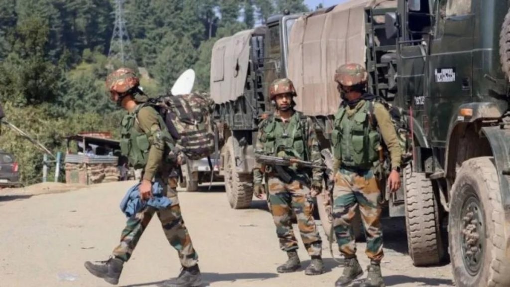 jammu kashmir | encounter | steyr assault riffle |