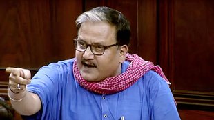 rjd mp manoj jha, rajya sabha, web series panchayat