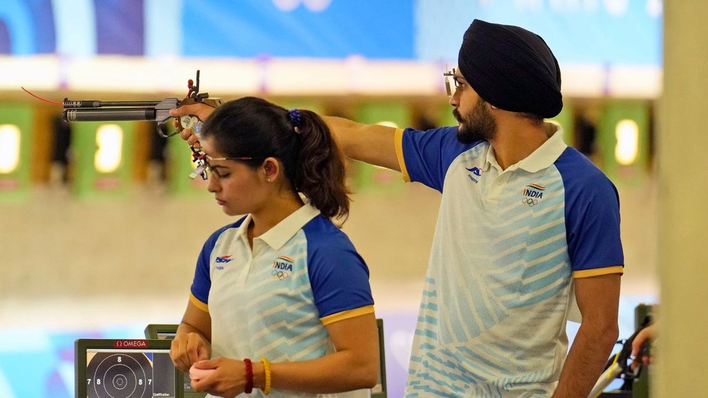 manu bhaker, sarabjot singh