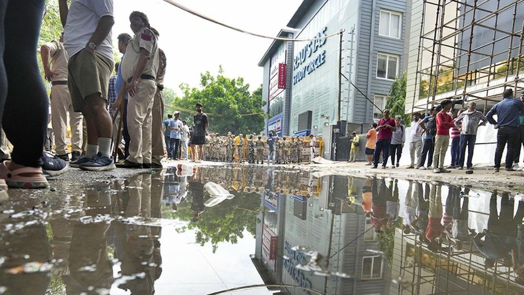 Delhi Coaching Centre,delhi coaching centre flood,