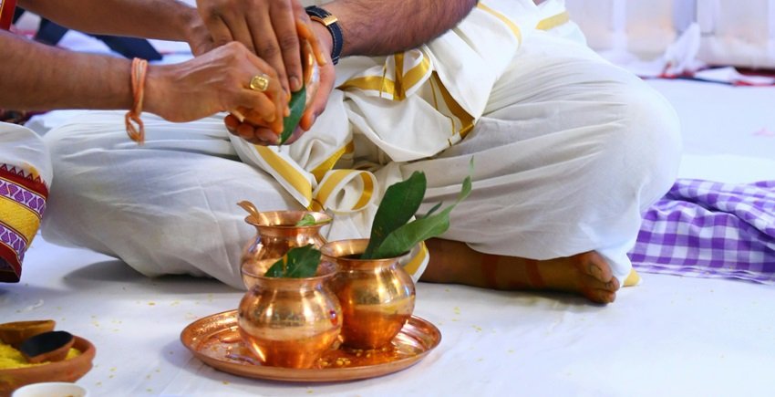 Leaves offered to Hindu deities