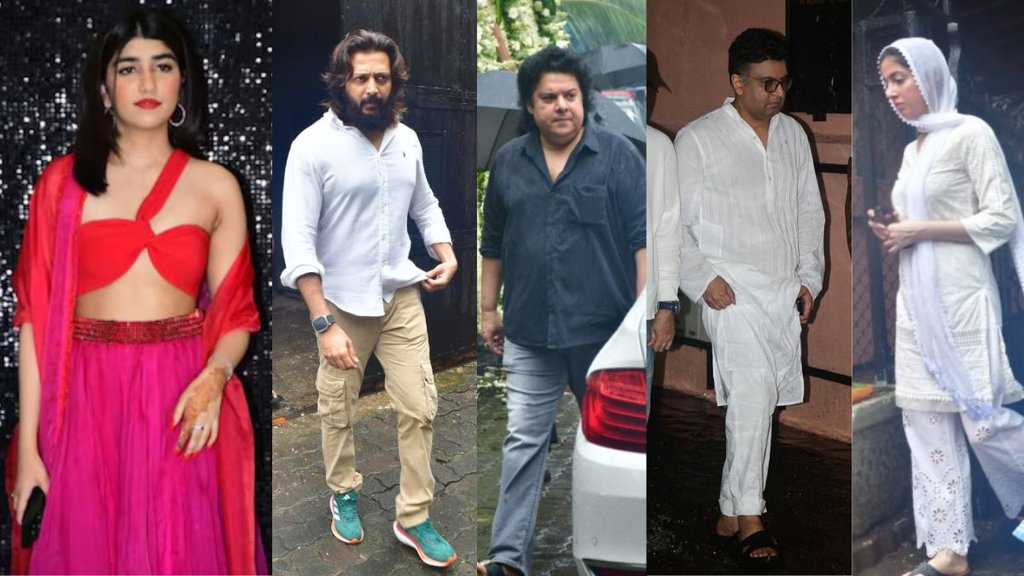 Tishaa kumar last rite| bhushan kumar cousin| riteish deshmukh Tishaa kumar last rite| bhushan kumar cousin| riteish deshmukh