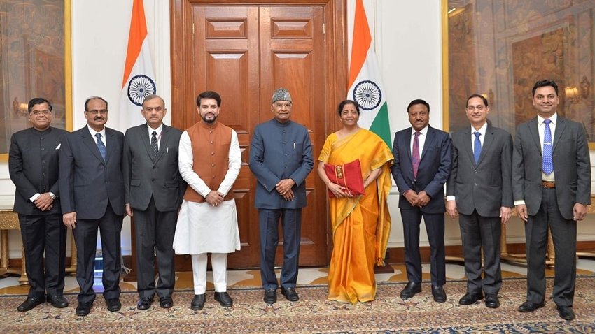Nirmala Sitharaman Budget Presentation