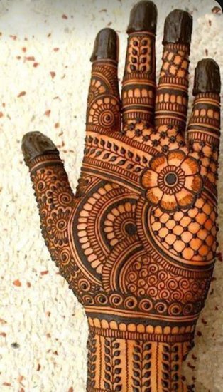 Tribal Mehndi Patterns