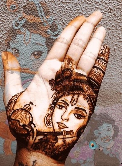 Janmashtami festival Mehndi ideas