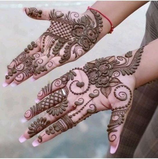Tikki Mehndi Design