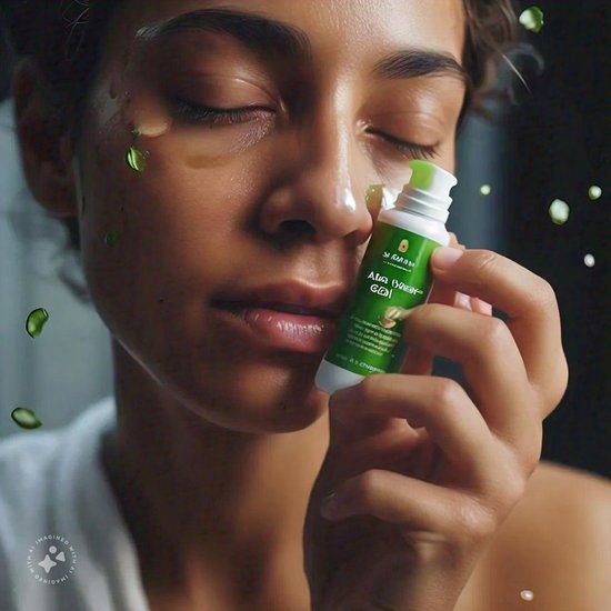 एलोवेरा जेल (Aloe Vera Gel for dark circles): एलोवेरा जेल को अपनी आंखों के नीचे लगाएं और 15-20 मिनट के लिए छोड़ दें। एलोवेरा के सूजन-रोधी और मॉइस्चराइजिंग गुण काले घेरों को शांत करने और कम करने में मदद करते हैं। (P.C. Meta AI)