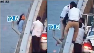Atal Setu, suicide attempt, Viral video