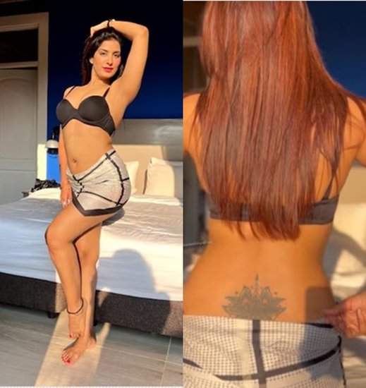 Tattoo Girl Of Bhojpuri Poonam Dubey Raises temprature