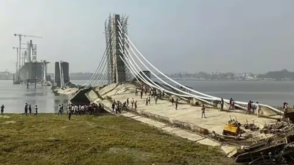 Bihar Bridge Collapses | sitamadhi | bridge collapses banke river