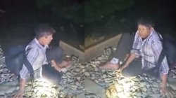 नशे में रेलवे ट्रैक पर सो रहा था शख्स, ऊपर से गुजरी ट्रेन, फिर जो हुआ…