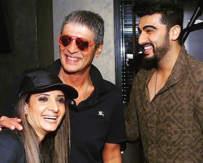 Chunky Panday and Salman Khan