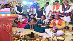 छत्‍तीसगढ़: सीएम न‍िवास पर मना हरेली त‍िहार, मुख्यमंत्री विष्णु देव साय बोले- क‍िसानों के ल‍िए करते रहेंगे काम 