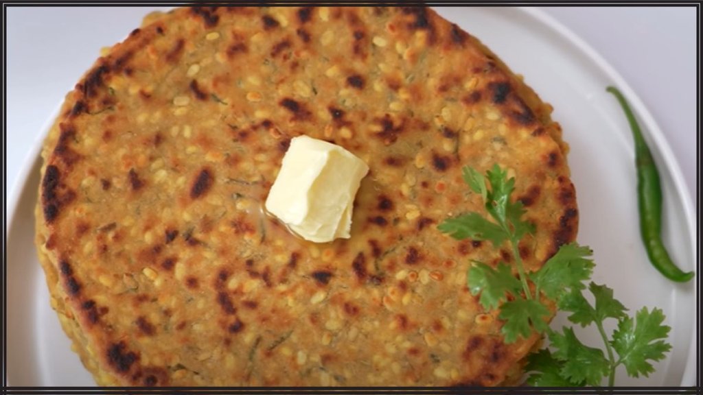 Dinner recipe । Quick Dinner Recipe । Moong daal paratha