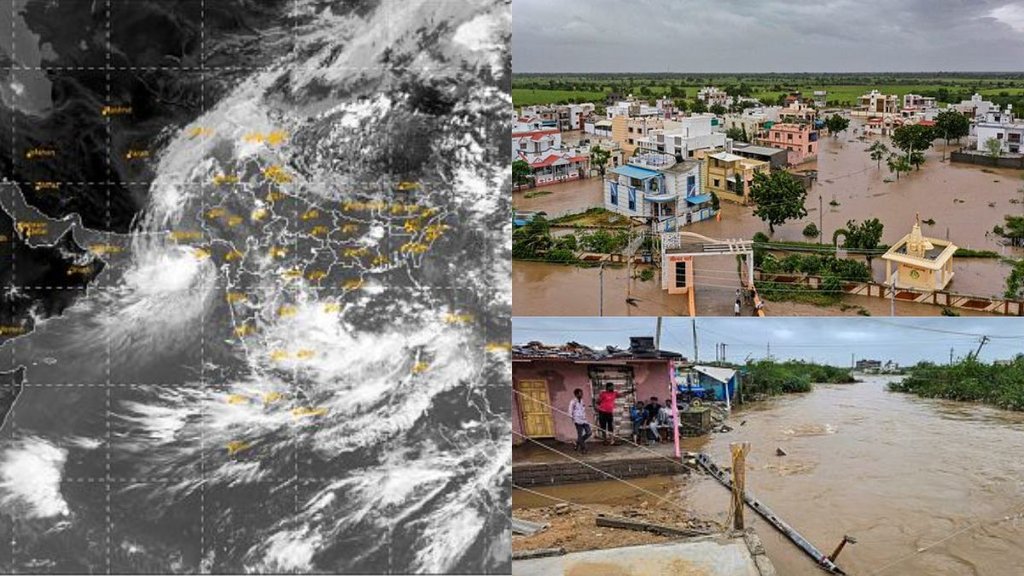 Gujarat Cyclone: मौसम विभाग ने कही चक्रवात के असर घटने की बात (सोर्स - PTI)