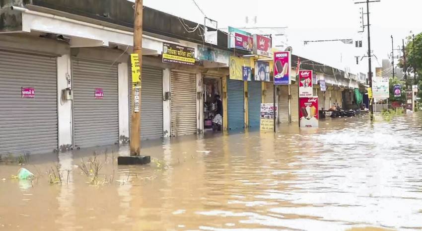 Heavy Rainfall In Gujarat