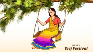 Hariyali Teej । Hariyali Teej 2024 । happy Hariyali Teej