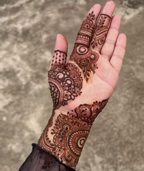 Digital mehendi design