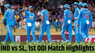 IND vs SL 1st ODI Match Highlights, India vs Sri Lanka, Rohit Sharma, Virat Kohli