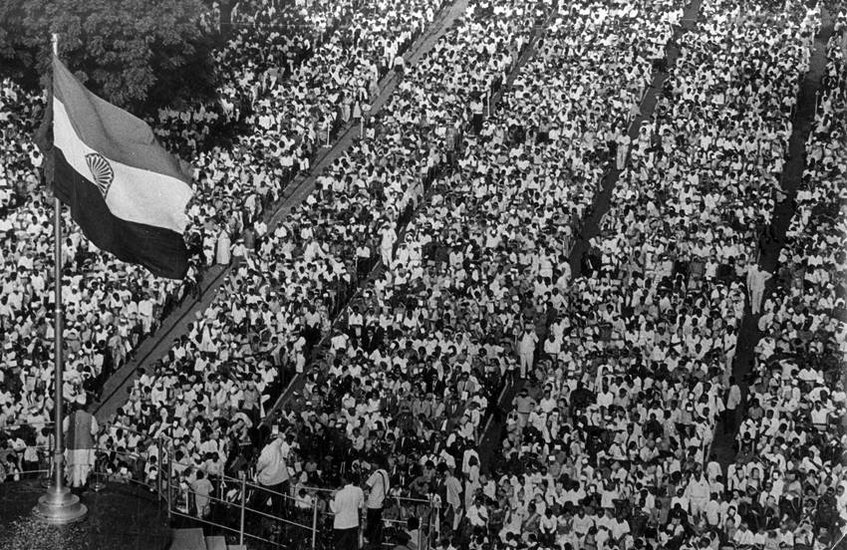 Mahatma Gandhi and Pandit Jawaharlal nehru