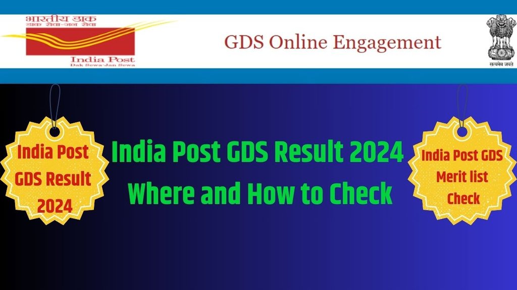 India post gds result 2024, india post result