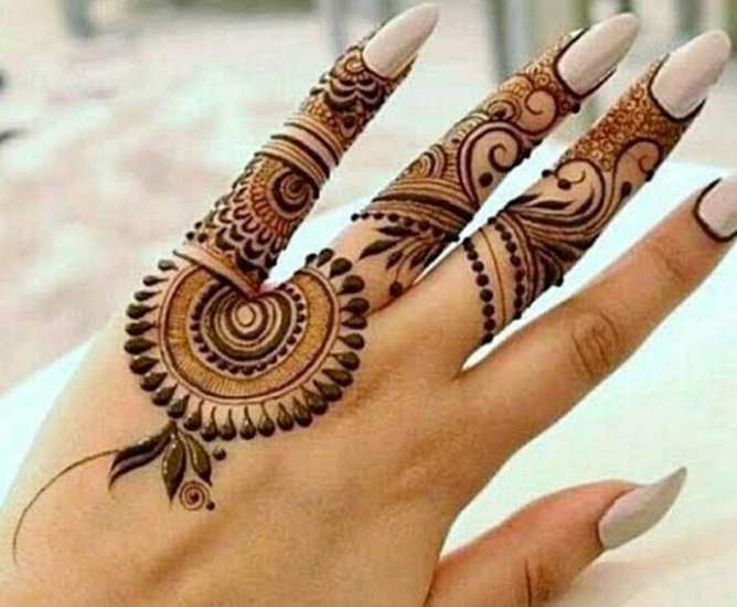 Punjabi mehendi design