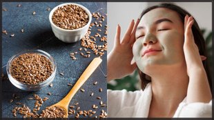 Korean anti-ageing face mask । rice flour and flaxseed face mask । Korean beauty tips