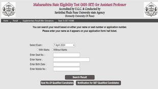 MH SET 2024 Result, Maharashtra Result 2024,