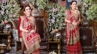 seedha pallu saree like nita ambani