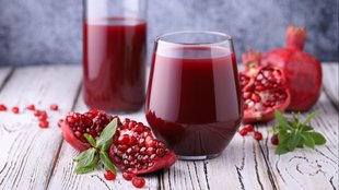 pomegranate juice with salt at empty stomach