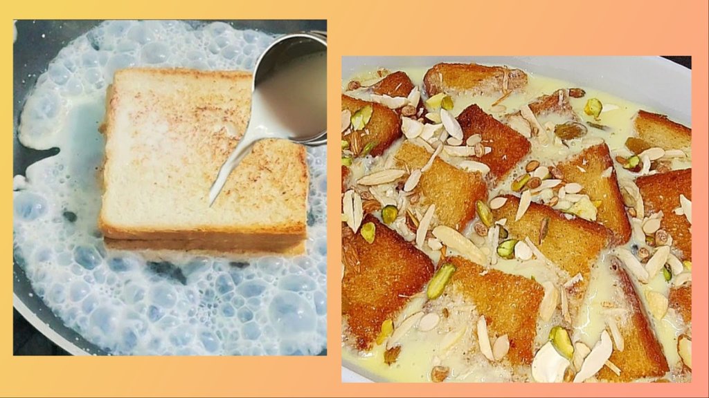 Milk butter bread toast recipe in hindi
