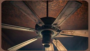 how to clean greasy ceiling fan