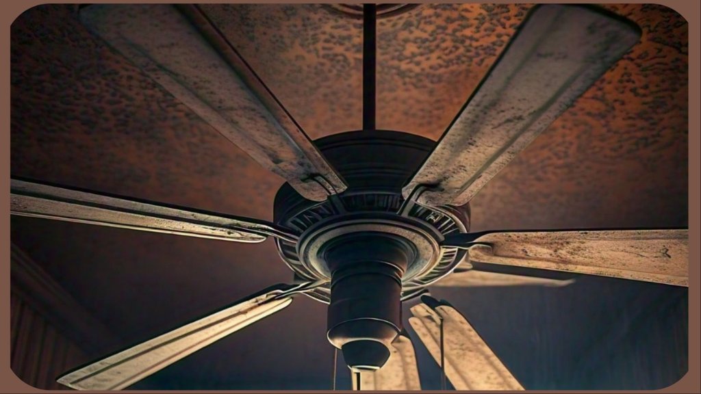 how to clean greasy ceiling fan
