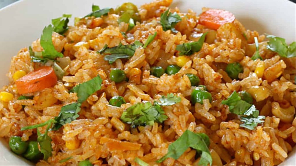 Vegetable Rice Bath recipe