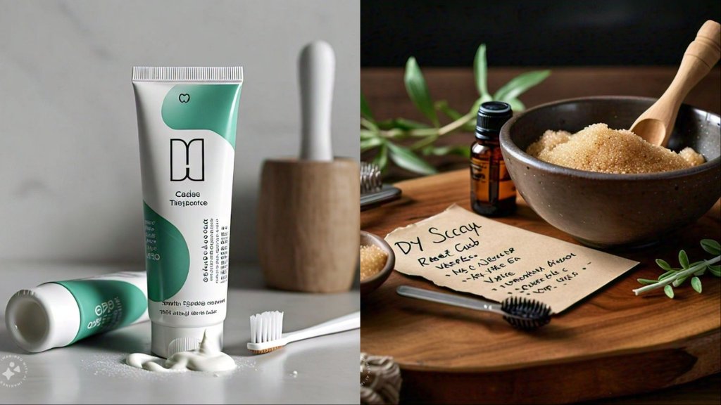 toothpaste cleaning hacks for dark necks