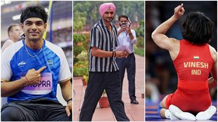 Neeraj Chopra, Harbhajan Singh, Vinesh Phogat