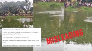 Video shared with misleading claim