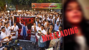 Misleading claim about Kolkata rape victim.