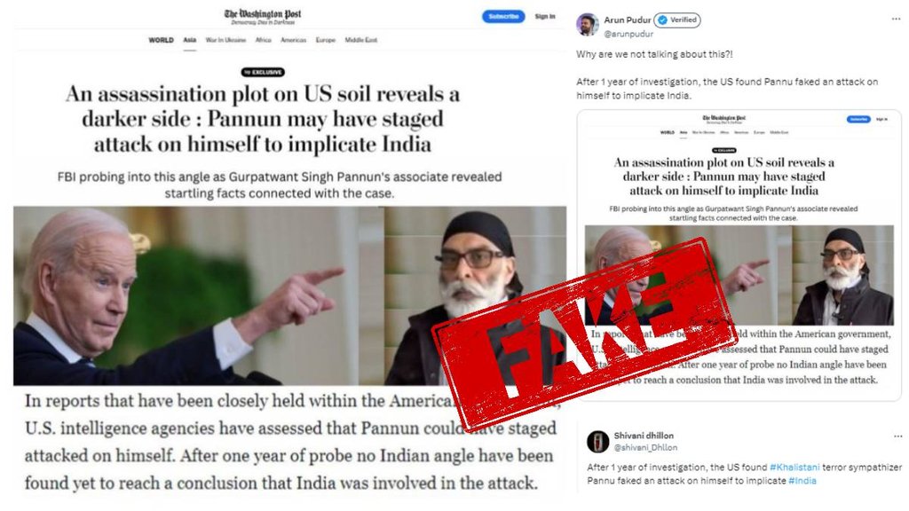 Edited screenshot of The Washington Post article