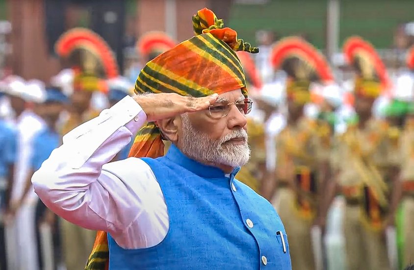 PM Modi Red Fort