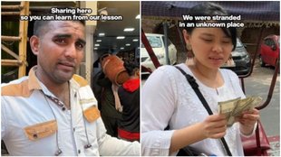 Viral News, Delhi Viral Video, Chandni Chowk, Rikshaw man, Singapore girl