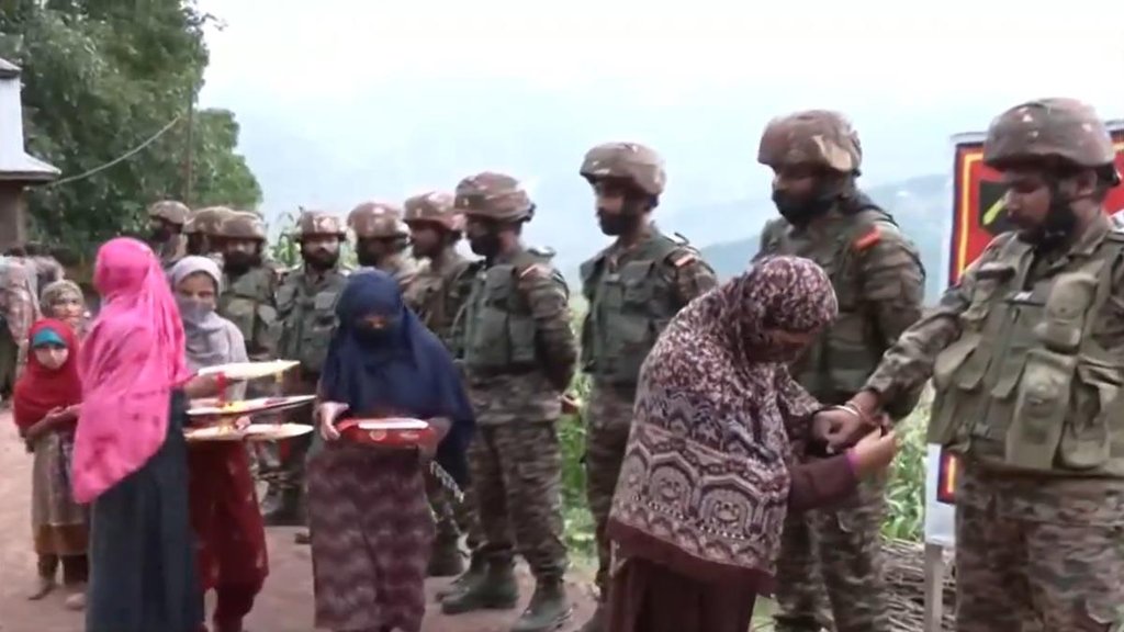 Jammu Kashmir, raksha bandhan 2024, URI, Indian Army, Kashmiri Girls