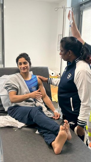 vinesh phogat,vinesh phogat disqualified, PT Usha, IOA President