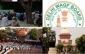 How much land does Waqf Board have