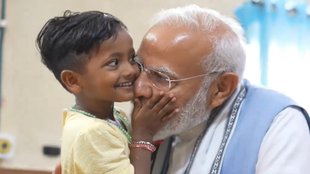 Narendra Modi visit wayanad, wayanad viral video, CM Nayab singh, PM Modi with cute girl