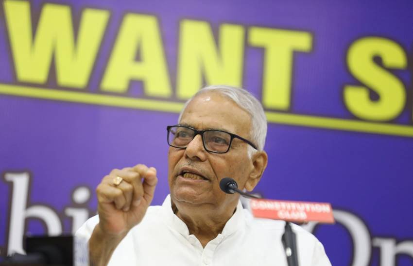 Ex-Union minister Yashwant Sinha