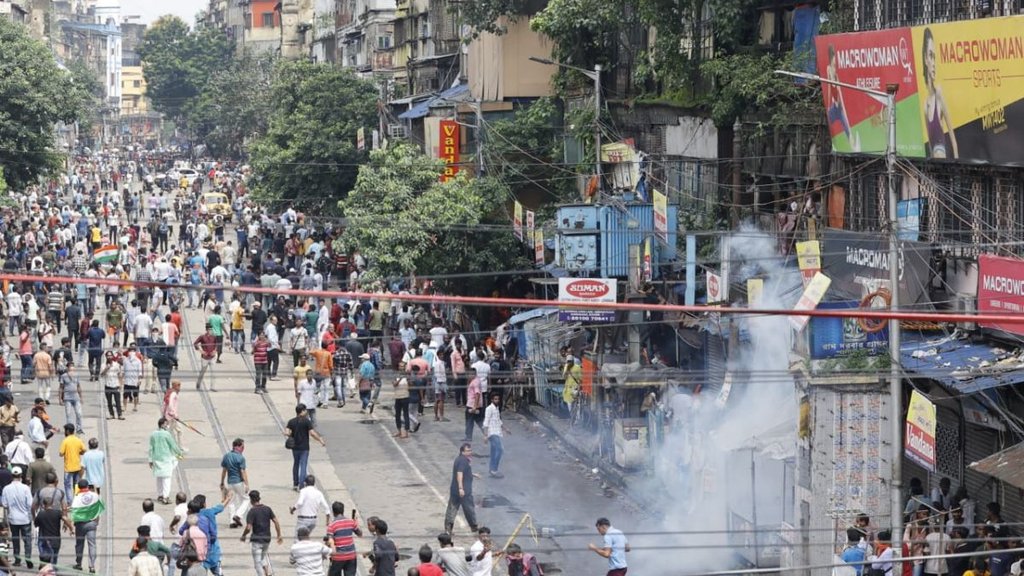 bengal | kolkata | nabanna protest |