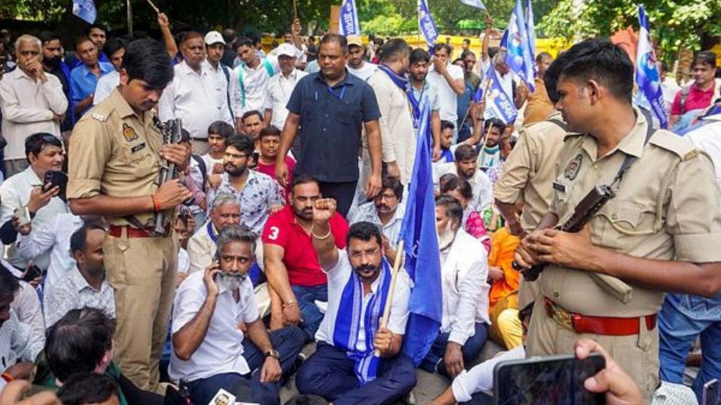bharat bandh 21 august reason, sc st reservation supreme court judgement, yogi adityanath,