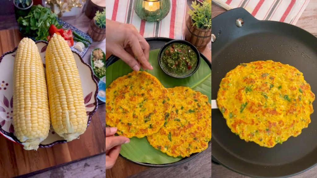 Sweetcorn Chila । Breakfast Recipes । Sweetcorn Chila Recipe Sweetcorn Chila । Breakfast Recipes । Sweetcorn Chila Recipe