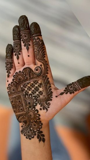 Raksha Bandhan easy Mehndi Design